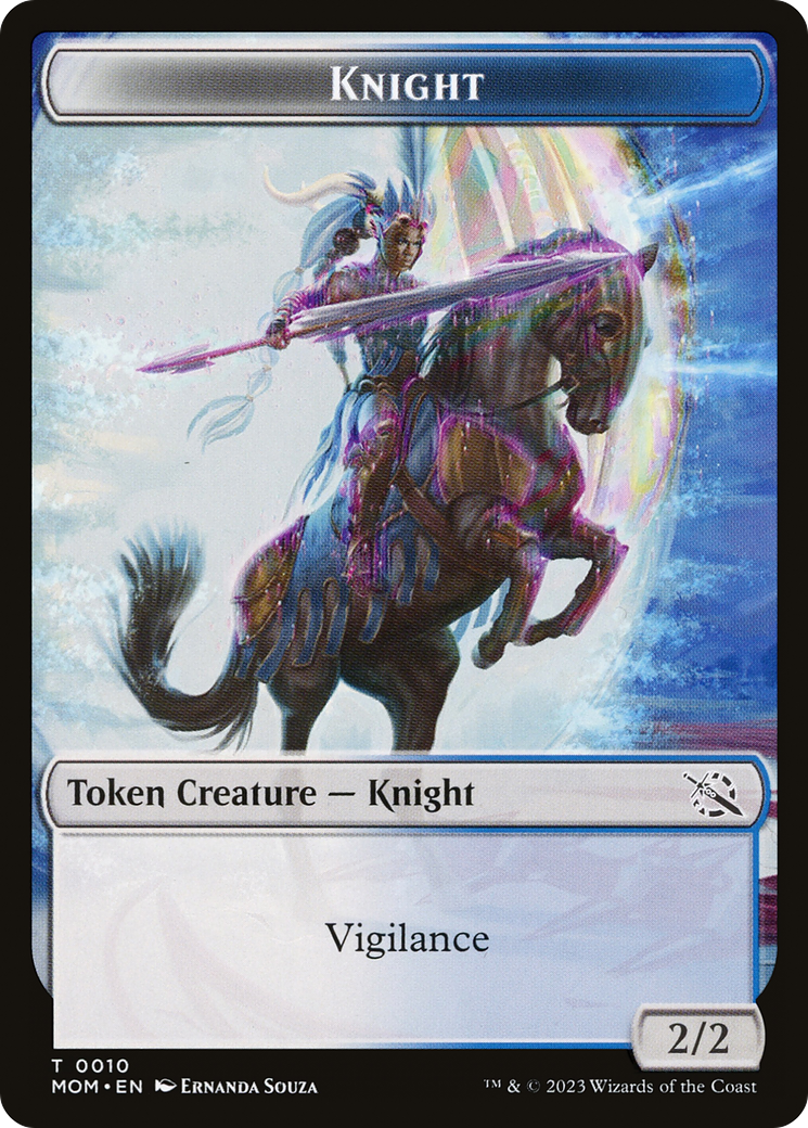 Thopter // Knight (10) Double-Sided Token [March of the Machine Tokens] | Total Play