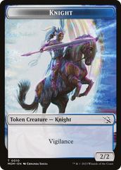 Thopter // Knight (10) Double-Sided Token [March of the Machine Tokens] | Total Play