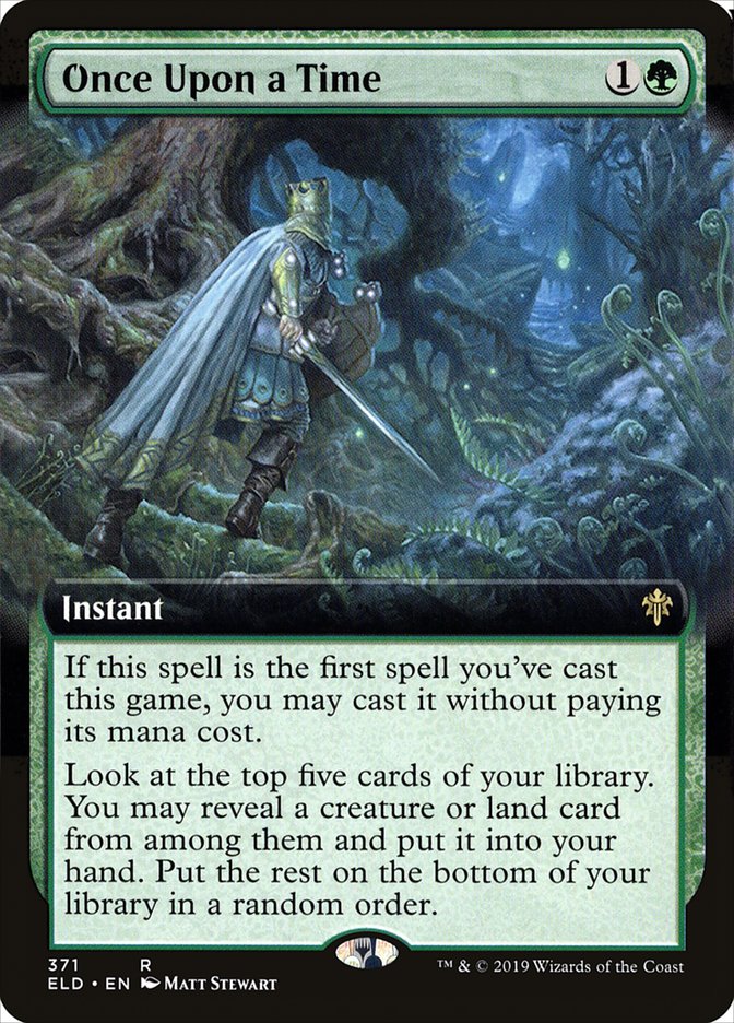 Once Upon a Time (Extended Art) [Throne of Eldraine] | Total Play