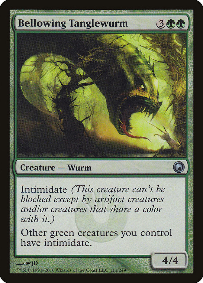 Bellowing Tanglewurm [Scars of Mirrodin] | Total Play