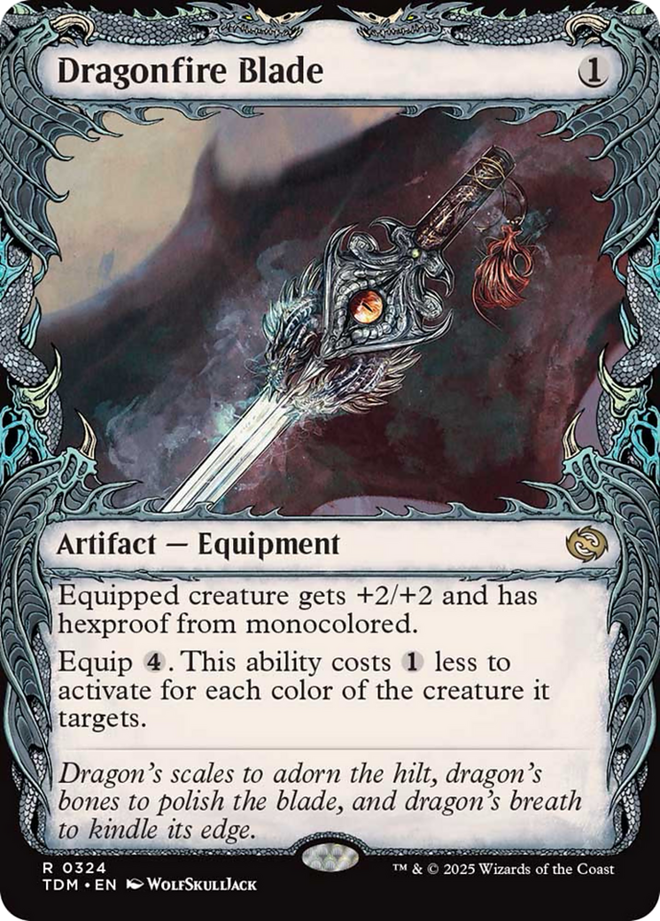 Dragonfire Blade (Showcase) [Tarkir: Dragonstorm] | Total Play