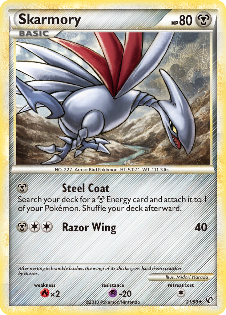 Skarmory (21/90) [HeartGold & SoulSilver: Undaunted] | Total Play