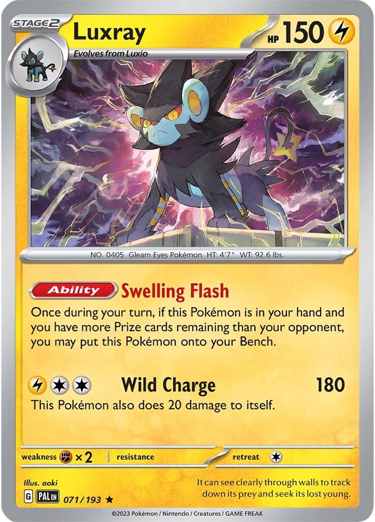 Luxray (071/193) [Scarlet & Violet: Paldea Evolved] | Total Play