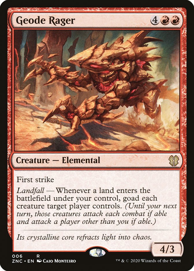 Geode Rager [Zendikar Rising Commander] | Total Play