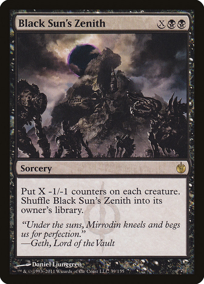 Black Sun's Zenith [Mirrodin Besieged] | Total Play