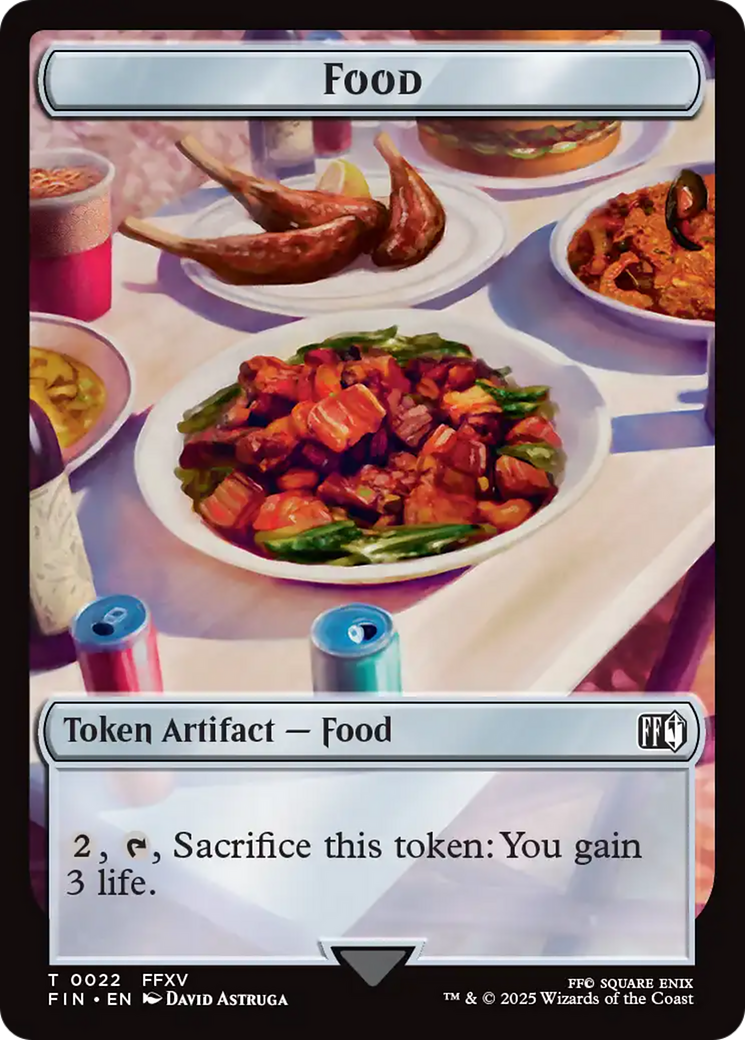 Hero (0002) // Food Double-Sided Token [FINAL FANTASY Tokens] | Total Play
