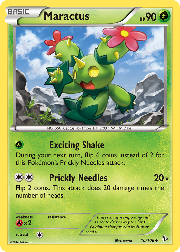 Maractus (10/106) [XY: Flashfire] | Total Play