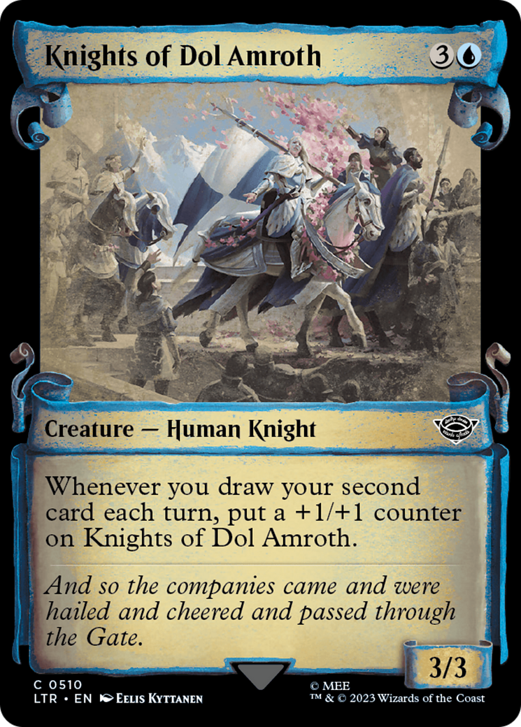 Knights of Dol Amroth [The Lord of the Rings: Tales of Middle-Earth Showcase Scrolls] | Total Play