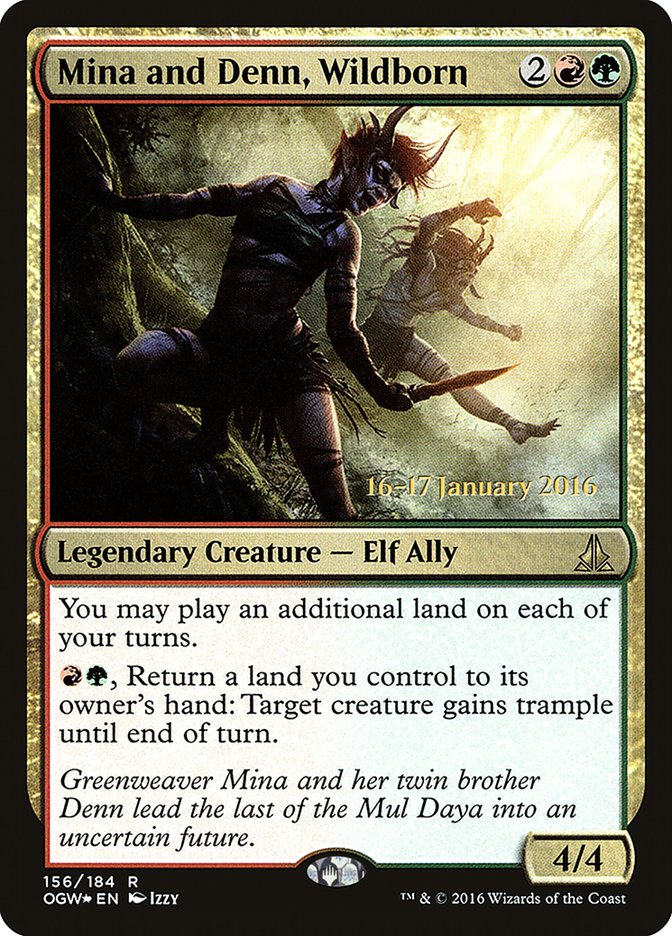Mina and Denn, Wildborn [Oath of the Gatewatch Prerelease Promos] | Total Play