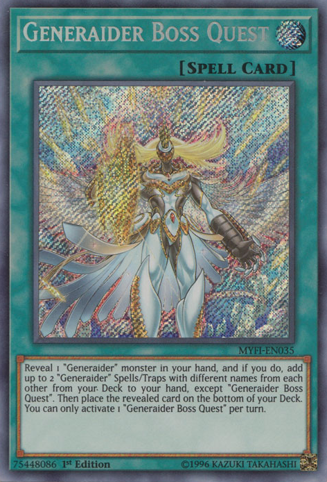 Generaider Boss Quest [MYFI-EN035] Secret Rare | Total Play