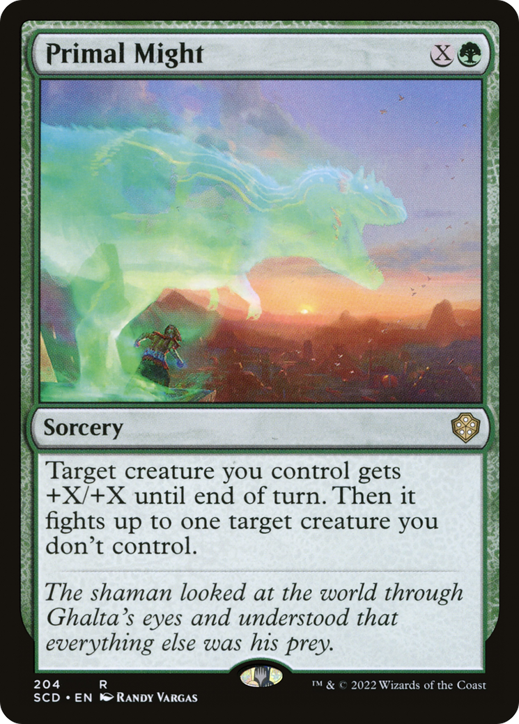 Primal Might [Starter Commander Decks] | Total Play