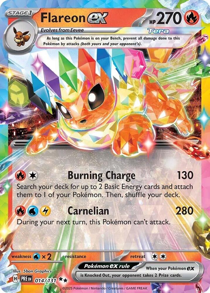 Flareon ex (014/131) [Scarlet & Violet: Prismatic Evolutions] | Total Play