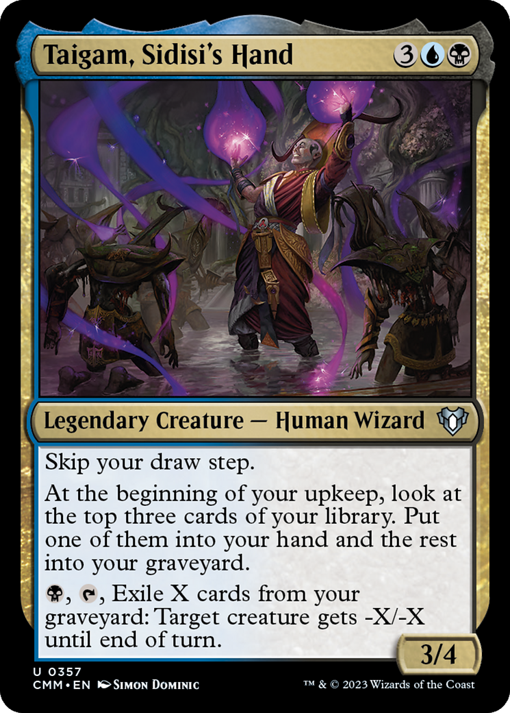 Taigam, Sidisi's Hand [Commander Masters] | Total Play