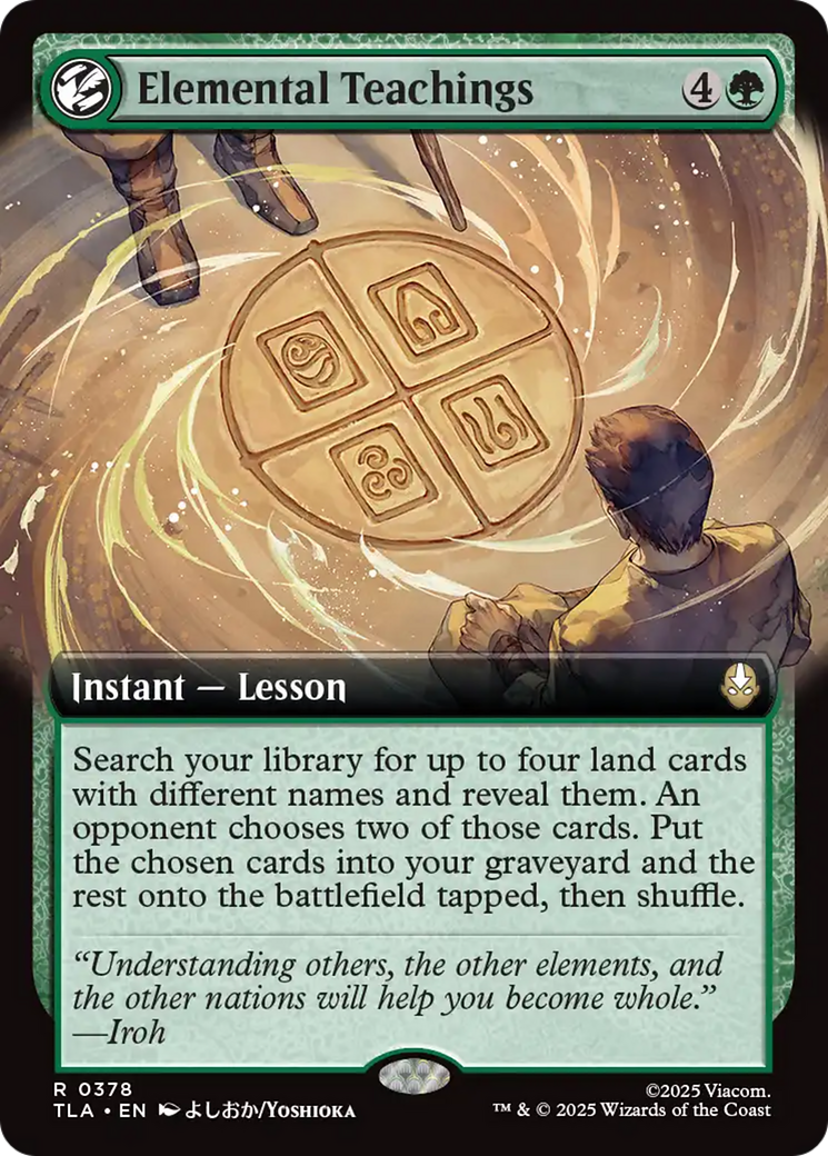 Elemental Teachings (Extended Art) [Avatar: The Last Airbender] | Total Play
