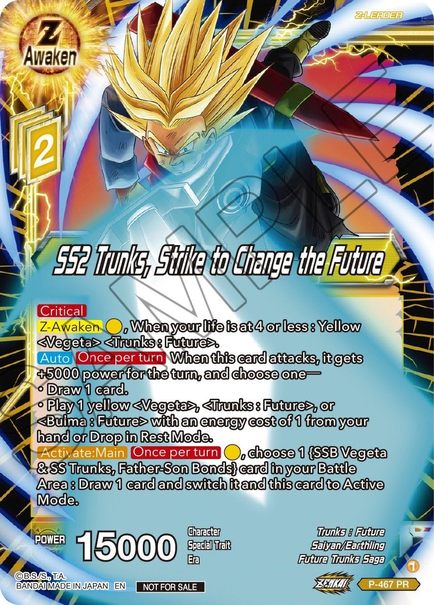 SS2 Trunks, Strike to Change the Future (Z03 Dash Pack) (P-467) [Promotion Cards] | Total Play