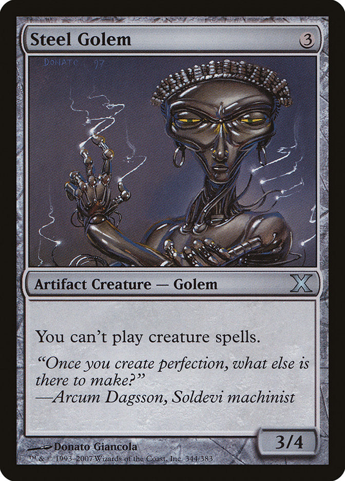 Steel Golem [Tenth Edition] | Total Play