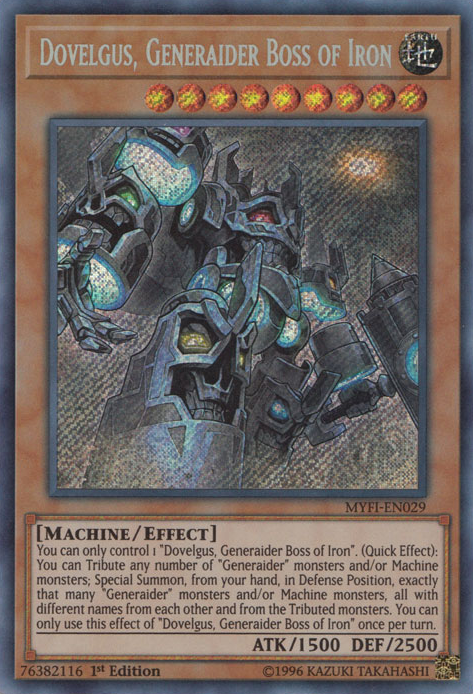 Dovelgus, Generaider Boss of Iron [MYFI-EN029] Secret Rare | Total Play