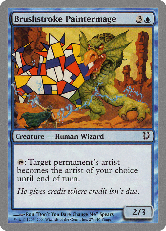 Brushstroke Paintermage [Unhinged] | Total Play