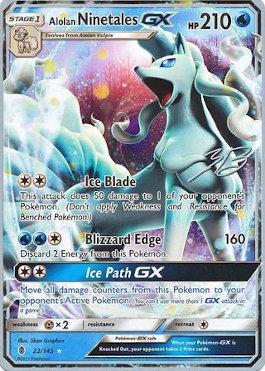 Alolan Ninetales GX (22/145) (Ice Path FTW - Zachary Bokhari) [World Championships 2017] | Total Play