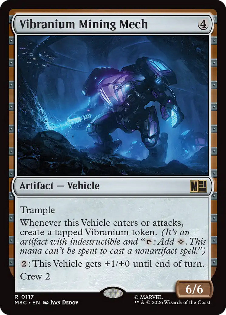 Vibranium Mining Mech [Marvel Super Heroes Commander] | Total Play