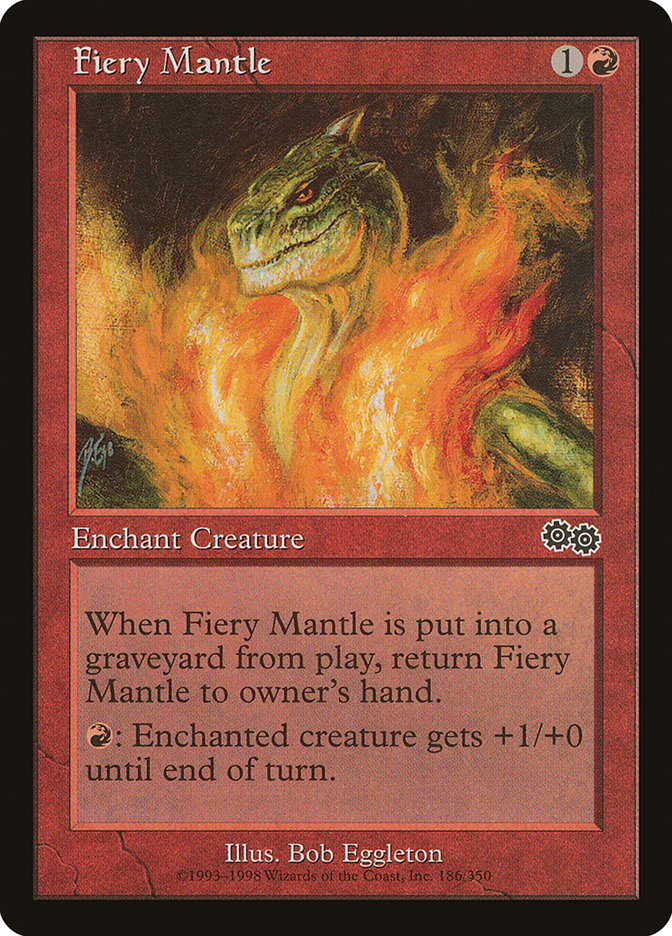 Fiery Mantle [Urza's Saga] | Total Play