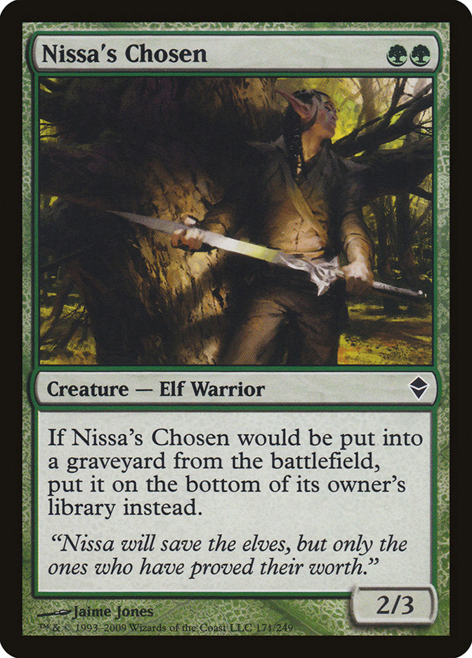 Nissa's Chosen [Zendikar] | Total Play