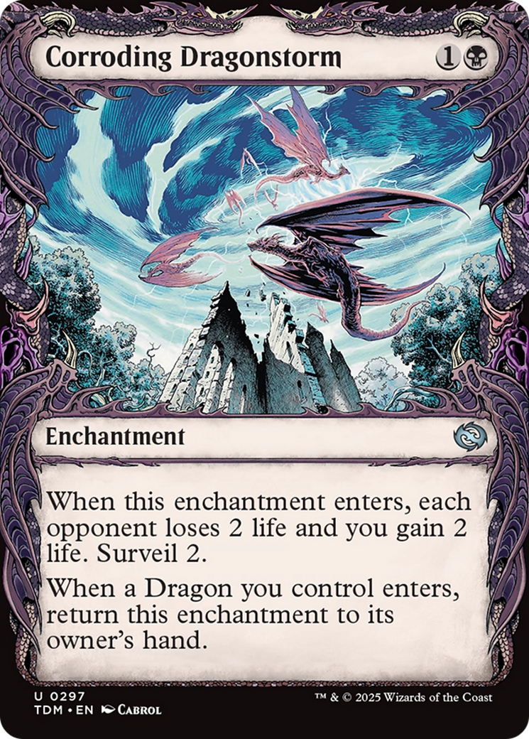 Corroding Dragonstorm (Showcase) [Tarkir: Dragonstorm] | Total Play