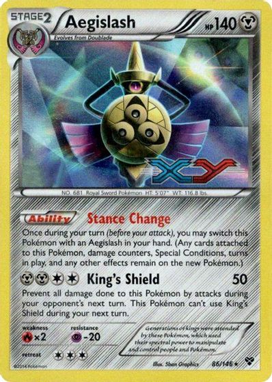 Aegislash (86/146) (Prerelease Promo) [XY: Black Star Promos] | Total Play