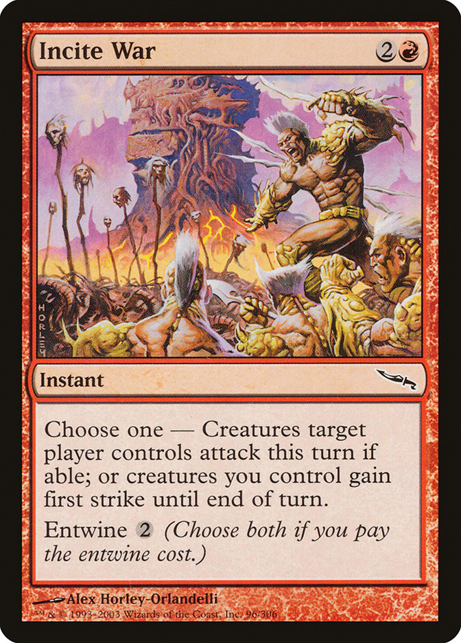 Incite War [Mirrodin] | Total Play