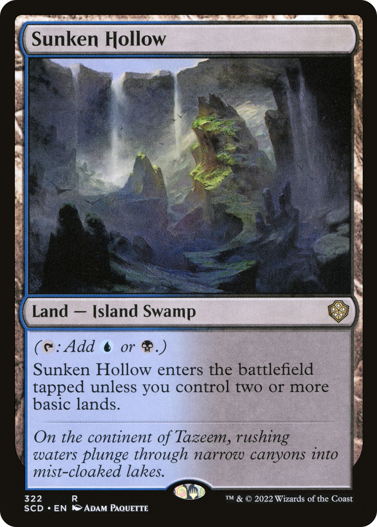 Sunken Hollow [Starter Commander Decks] | Total Play