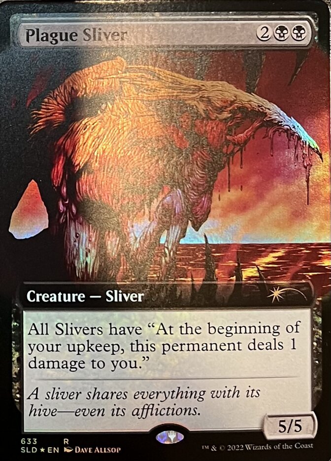 Plague Sliver (Extended Art) [Secret Lair Drop Promos] | Total Play