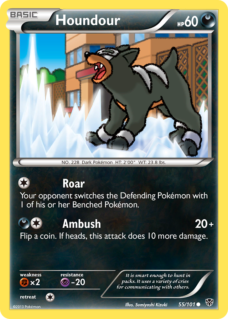 Houndour (55/101) [Black & White: Plasma Blast] | Total Play