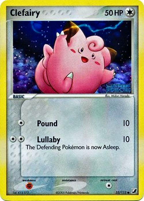 Clefairy (53/115) (Stamped) [EX: Unseen Forces] | Total Play