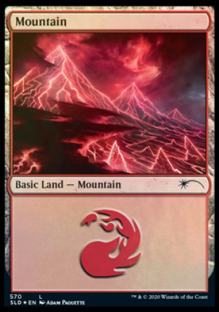 Mountain (Lightning) (570) [Secret Lair Drop Promos] | Total Play