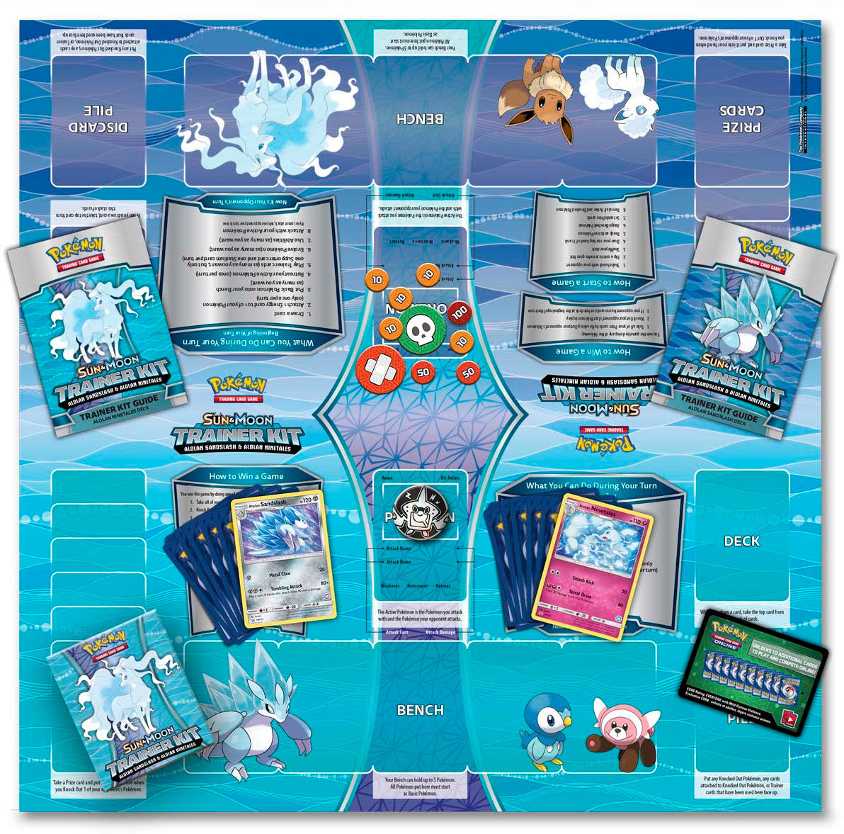 Sun & Moon: Trainer Kit (Alolan Sandslash & Alolan Ninetales) | Total Play