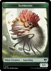 Saproling // Satyr Double-Sided Token [Commander Masters Tokens] | Total Play