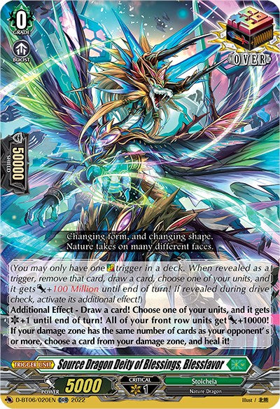 Source Dragon Deity of Blessings, Blessfavor (D-BT06/020EN) [Blazing Dragon Reborn] | Total Play