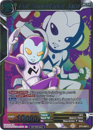 Full Surveillance Jaco (Event Pack 4) (BT5-088) [Promotion Cards] | Total Play
