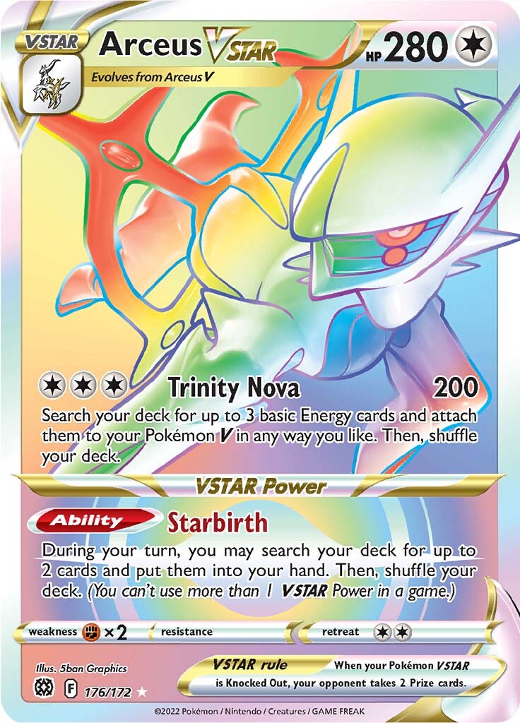 Arceus VSTAR (176/172) [Sword & Shield: Brilliant Stars] | Total Play