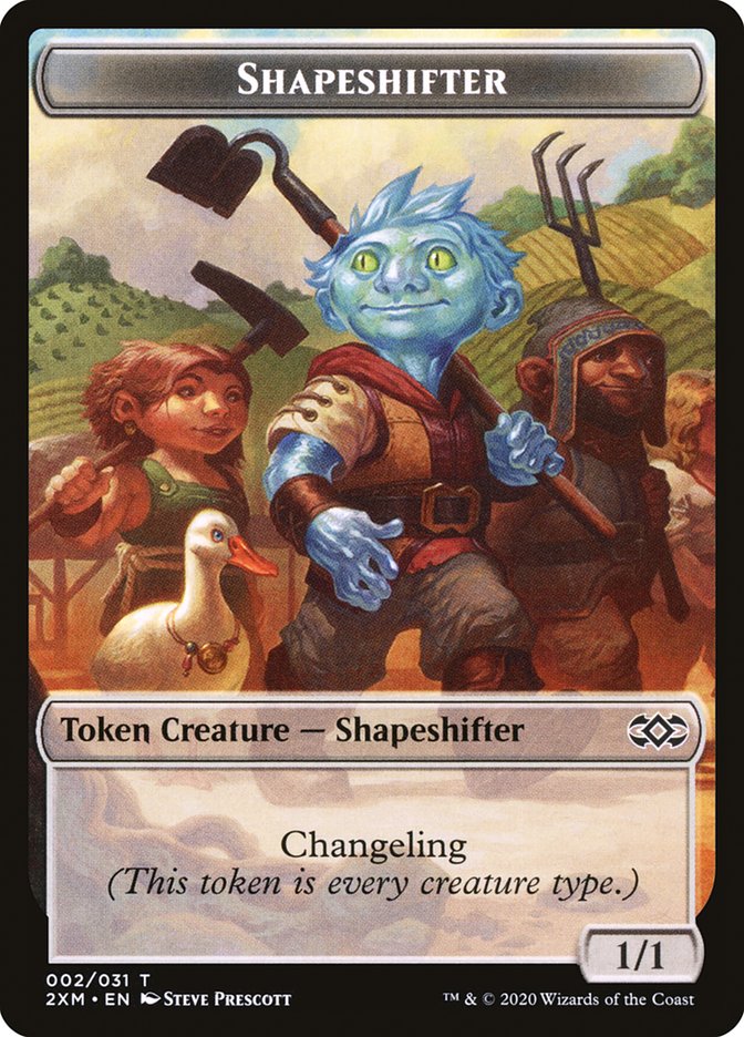 Myr (007) // Shapeshifter Double-Sided Token [Double Masters Tokens] | Total Play
