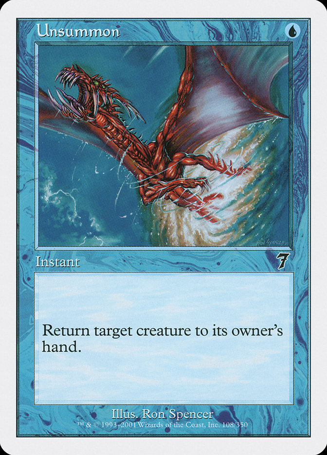 Unsummon [Seventh Edition] | Total Play
