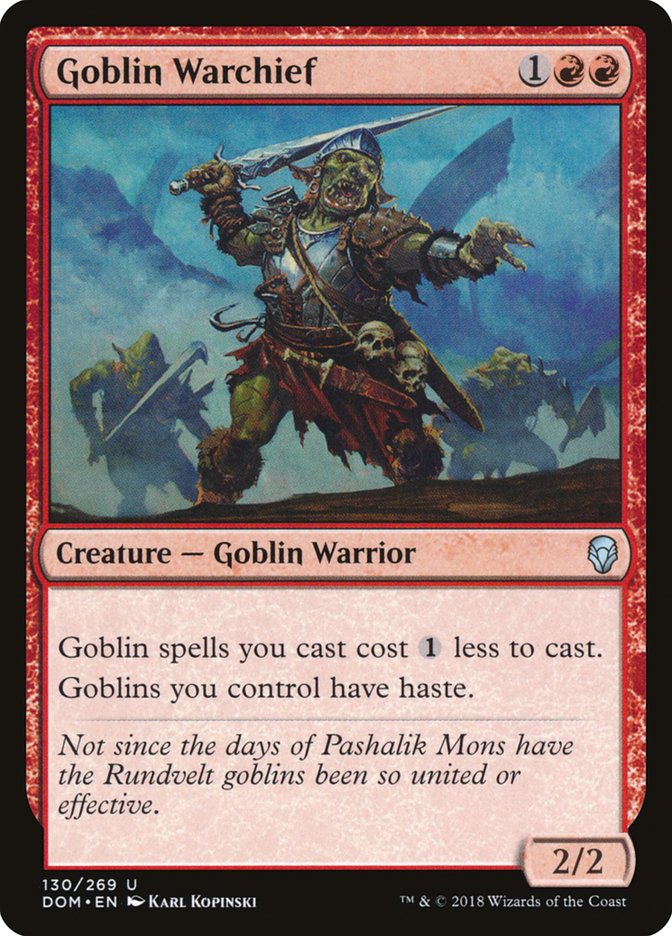 Goblin Warchief [Dominaria] | Total Play