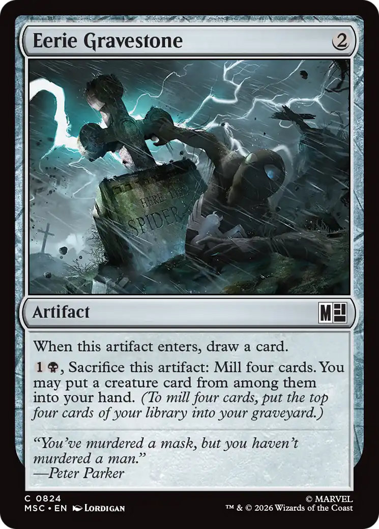 Eerie Gravestone [Marvel Super Heroes Commander] | Total Play