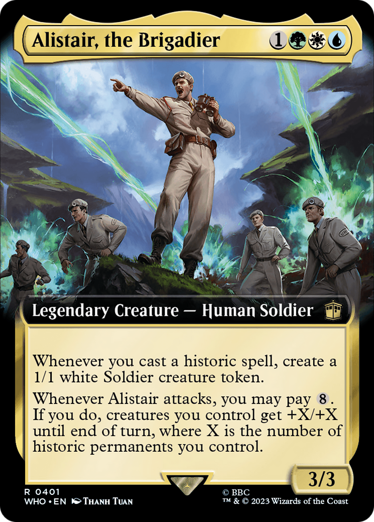 Alistair, the Brigadier (Extended Art) [Doctor Who] | Total Play