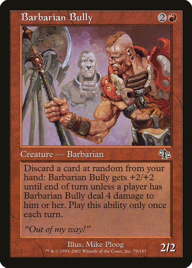 Barbarian Bully [Judgment] | Total Play