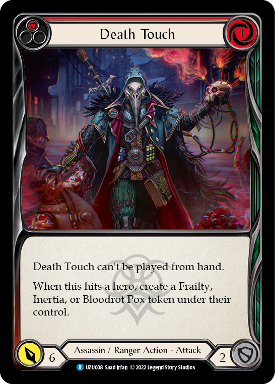 Death Touch (Red) [UZU008] (Outsiders Uzuri Blitz Deck) | Total Play