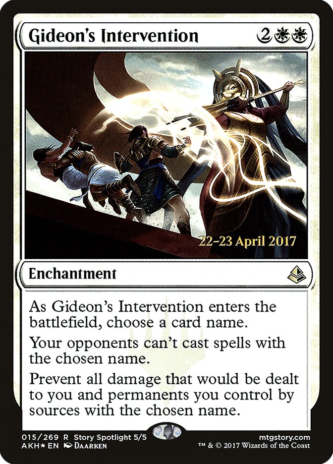Gideon's Intervention [Amonkhet Prerelease Promos] | Total Play