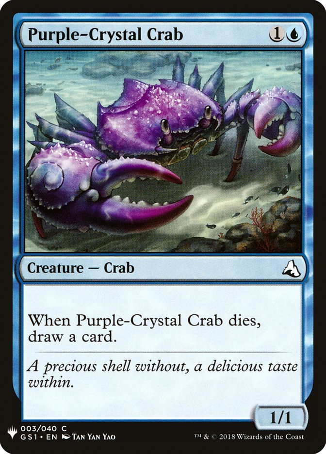 Purple-Crystal Crab [Mystery Booster] | Total Play