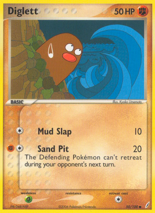 Diglett (50/100) [EX: Crystal Guardians] | Total Play