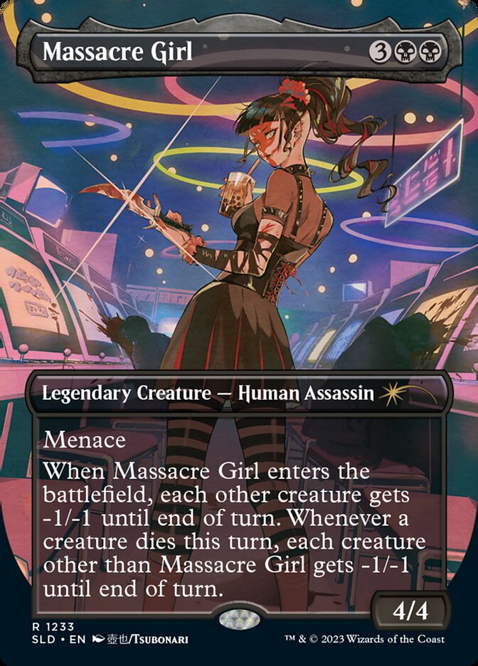 Massacre Girl (Borderless) [Secret Lair Drop Series] | Total Play